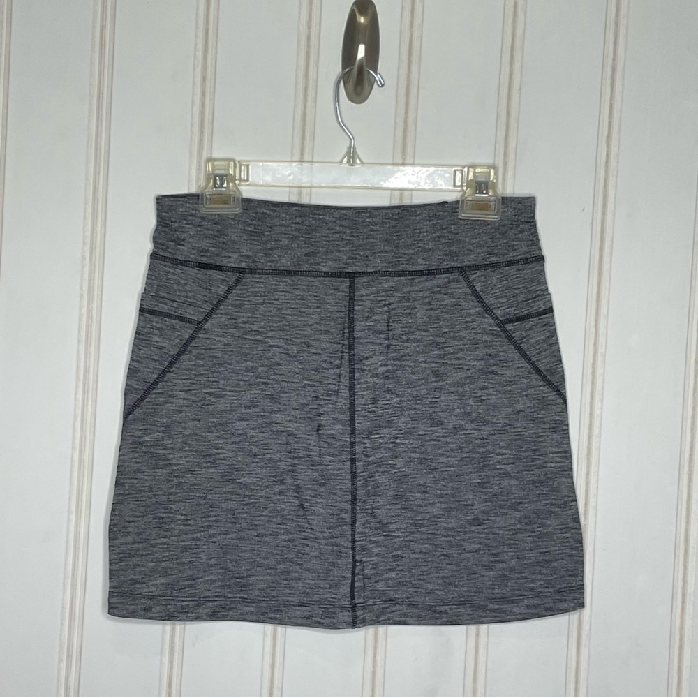 Athleta Excursion Athletic Skort Black Heather Gr… - image 8